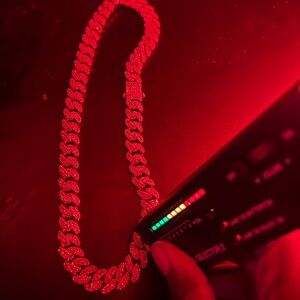 Nice Finsh Moissanite Diamond Two Tone Chain